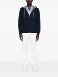Brunello Cucinelli cotton, cashmere and silk French terry double cloth hoodie