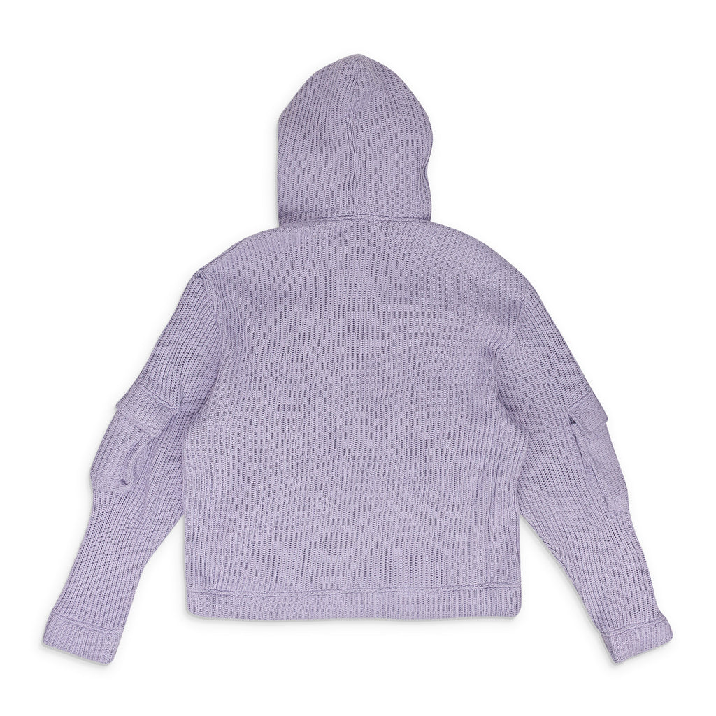 VIOLET MULTI POCKET SWEATSHIRT