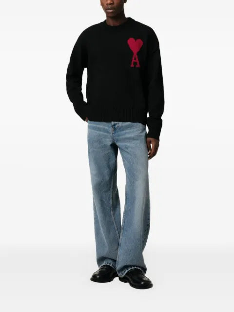 AMI Paris Ami de Coeur wool sweater