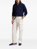 Polo Ralph Lauren mesh collared sweatshirt
