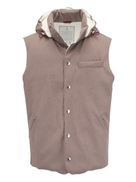Brunello Cucinelli hooded gilet
