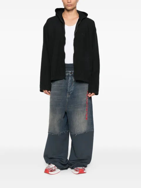 Balenciaga hooded zip-up jacket
