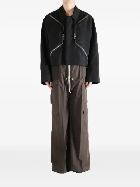 Rick Owens zip-up cropped jacket