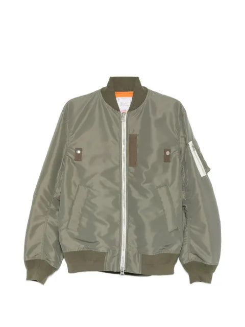 sacai zip bomber jacket