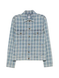 Burberry Darwen check-print denim jacket