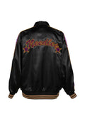 Needles logo-patch bomber jacket