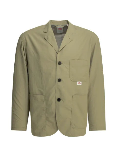 Danton logo-patch notched-lapels jacket