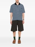 ETRO striped-knit polo shirt
