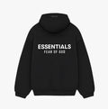 Essentials Fear Of God Fleece Hoodie Black
