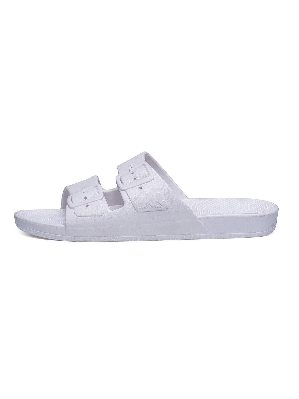 MOSES TWO BAND SLIDE WHITE