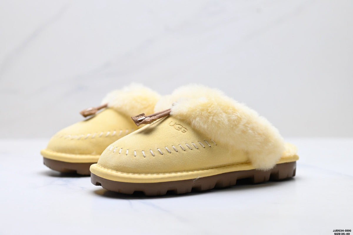 UGG Slipper Evolution Shearling Closed-Toe Slippers
