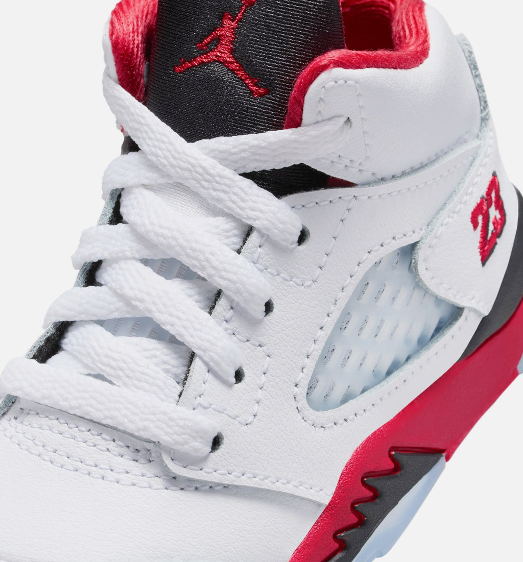 Air Jordan 5 Retro “Fire Red” Baby and Toddler Lifestyle Shoes