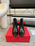 Ferragamo Pointed Toe Chunky Heel Ankle Boots – Autumn/Winter Collection