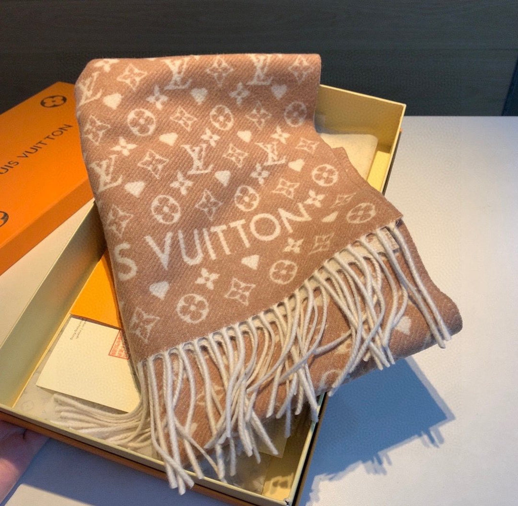 Louis Vuitton Reversible Monogram-Inspired Scarf