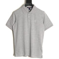 Louis Vuitton Classic Small-Logo Embroidered Polo - Heather Gray